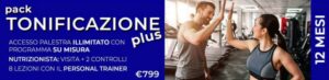 PACCHETTO TONIFICAZIONE PLUS - 12 MESI