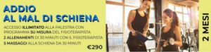 ADDIO AL MAL DI SCHIENA - 2 MESI